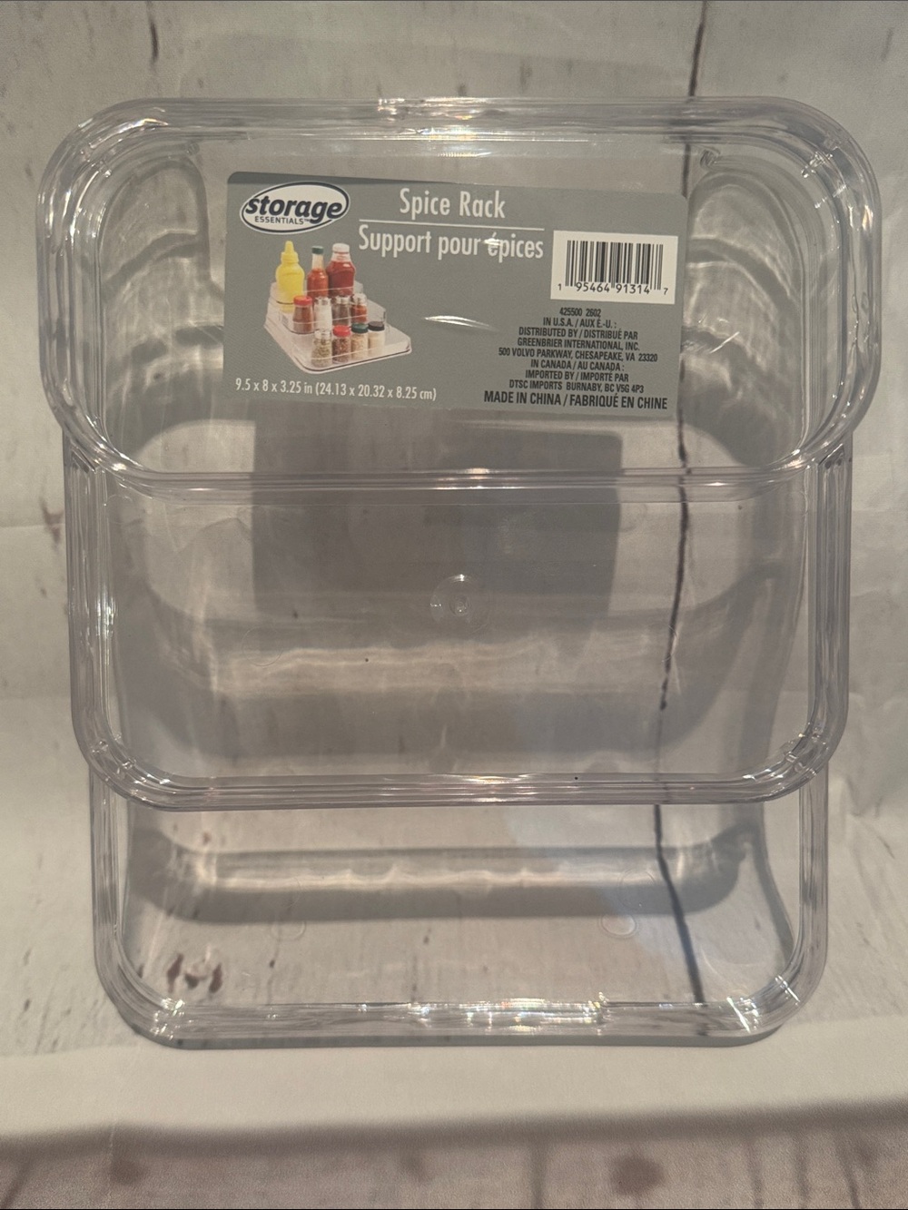 NWT Storage Essentials 3 Tier Spice Rack